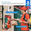 WiFi Security Camerax4 Home Wireless CCTV Outdoor Surveillance System 4MP HD PIR Two Way Audio with Solar Powered Batteries