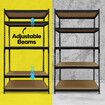 Luxsuite 5 Tier Shelving Pallet Storage Unit Book Shelve Plant Display Shelf Racking Adjustable for Garage Warehouse Kitchen Utility Laundry Room