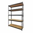 Luxsuite 5 Tier Shelving Pallet Storage Unit Book Shelve Plant Display Shelf Racking Adjustable for Garage Warehouse Kitchen Utility Laundry Room