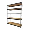 Luxsuite Metal Shelving Storage Shelves Rack Pallet Racking 5 Shelf Adjustable Organiser for Garage Warehouse Home Kitchen Laundry Bathroom