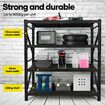 Luxsuite Metal Shelving Warehouse Garage Rack Storage Unit Heavy Duty Steel Pallet Racking Adjustable 4 Shelf Organiser 200x60x180cm