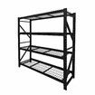 Luxsuite Garage Shelving Warehouse Storage Pallet Unit Adjustable Heavy Duty Metal 4 Shelf Wire Rack Kitchen Organiser