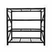 Luxsuite Garage Shelving Warehouse Storage Pallet Unit Adjustable Heavy Duty Metal 4 Shelf Wire Rack Kitchen Organiser