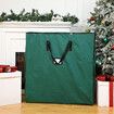 Christmas Tree Bag with Handles and Zippers for Pop Up Christmas Tree Decorations (Green, 76*76*11cm)