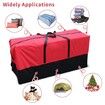 Christmas Tree Storage Bag with Durable Reinforced Handles & Zipper & Transparent Pocket (165*38*76cm)