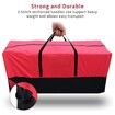 Christmas Tree Storage Bag with Durable Reinforced Handles & Zipper & Transparent Pocket (165*38*76cm)