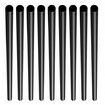 Staircase Metal Balusters, 3/4'' Round x 32'' Long Aluminum Decorative Banister Spindles, 101 Pack Deck Baluster with Screws, Classic Hollow Deck Railing Satin Black Powder Coated for Porch