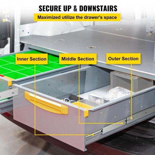 Drawer Slide Soft Close Drawer 1Pair 34" Ball Bearing Full Extension 500lb