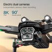 8K Dual Camera Drone RGB LED Foldable WIFI Professional Aerial Photography Drone