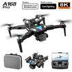 8K Dual Camera Drone RGB LED Foldable WIFI Professional Aerial Photography Drone