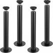 0.4M Solid Steel Adjustable Desk Legs Office Table Furniture 4 pcs Black