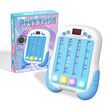 Interactive Rhythm Game Machine for Kids, Handheld Music & Light Puzzle Toy, Quick Push Pop Game (Blue)