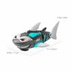 Electric Sharks Simulation Light Music Swinging Universal Mechanical Sharks Birthday And Holiday Gifts For Kids Color Grey