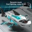 Electric Sharks Simulation Light Music Swinging Universal Mechanical Sharks Birthday And Holiday Gifts For Kids Color Grey