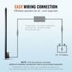 Linear Actuator 12V, 20 Inch High Speed 0.55"/s Linear Actuator, 220lbs/1000N Linear Motion Actuator with Mounting Bracket and IP54 Protection