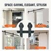 8FT Sliding Barn Door Hardware Closet Track Kit for Single Door I Hanger