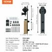 8FT Sliding Barn Door Hardware Closet Track Kit for Single Door I Hanger