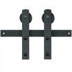 8FT Sliding Barn Door Hardware Closet Track Kit for Single Door I Hanger