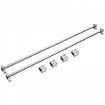 Linear Guide Rail Set, SFC20 1200mm, 2 PCS 39.4 in/1000 mm SFC20 Guide Rails 4 PCS SC20 Slide Blocks 4 PCS Rail Supports, Linear Rails and Bearings Kit for Automated Machines CNC DIY Project