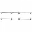 Linear Guide Rail Set, SFC20 1200mm, 2 PCS 39.4 in/1000 mm SFC20 Guide Rails 4 PCS SC20 Slide Blocks 4 PCS Rail Supports, Linear Rails and Bearings Kit for Automated Machines CNC DIY Project