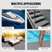 Boat Flooring, EVA Foam Boat Decking 94.5" x 45.7", Non-Slip Self-Adhesive Flooring, 29.9 sq.ft Marine Carpet for Boats, Yacht, Pontoon, Kayak Decking