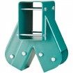 A-Frame Middle Swing Set Brackets, Heavy Duty Carbon Steel Swing Set Hardware with Mounting Hardware, DIY Swing Set Bracket Swing Set Kit for 101.6x101.6mm Legs & 101.6x152.4mm Beam, Green 3Pcs