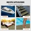 Boat Flooring, EVA Foam Boat Decking 94.5" x 23.6", Non-Slip Self-Adhesive Flooring, 31.1sq.ft 2 Rolls of Marine Carpet for Boats, Yacht, Pontoon, Kayak Decking