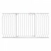 Baby Gate, 749-1468 mm Extra Wide, 762 mm High, Dog Gate for Stairs Doorways and House, Easy Step Walk Thru Auto Close Child Gate Pet Security Gate with Pressure Mount and Wall Mount Kit, White