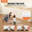 Retractable Baby Gate, 34.2" Tall Mesh Baby Gate, Extends up to 116.1" Wide Retractable Gate for Kids or Pets, Retractable Dog Gates for Indoor Stairs, Doorways, Hallways, Playrooms, White