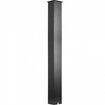 Mailbox Post Stand Mail Box Post 43" Black Powder-Coated Steel for Outdoor