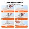 Glass Clamp, 10 PCS Square Glass Railing Bracket for 0.31 "-0.47 " Tempered Glass, 304 Stainless Steel Glass Mounting Clamp, 0.12鈥?Thick Glass Shelf Bracket for Balcony, Garden, Stair, Silver