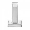 Glass Clamp, 10 PCS Square Glass Railing Bracket for 0.31 "-0.47 " Tempered Glass, 304 Stainless Steel Glass Mounting Clamp, 0.12鈥?Thick Glass Shelf Bracket for Balcony, Garden, Stair, Silver