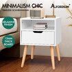 ALFORDSON Bedside Table Nightstand Side Storage Cabinet Scandinavian White