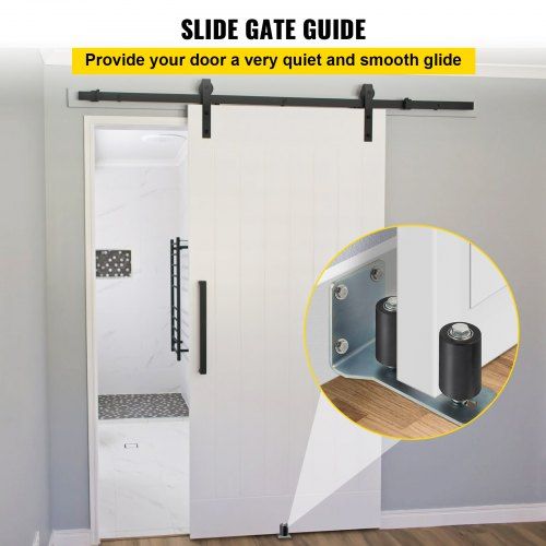 Gate Roller Guide Gate Roller w/90掳 Bracket 3鈥?Black Nylon Roller-2Pack