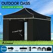 ALFORDSON Gazebo 3x4.5 Pop Up Marquee Black