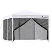 ALFORDSON Gazebo Pop Up Marquee 3x3 Outdoor Tent Party Camping Mesh Wall White