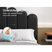 ALFORDSON Bed Frame Single Size Gas Lift Storage Base Wooden Black MILTON