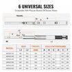 10 Pairs of 406.4mm Drawer Slides Side Mount Rails, Heavy Duty Full Extension Steel Track, Soft-Close Noiseless Guide Glides Cabinet Kitchen Runners with Ball Bearing, 100 Lbs Load Capacity