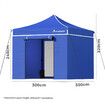 ALFORDSON Gazebo 3x3 Pop Up Marquee Blue