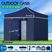 ALFORDSON Gazebo 3x3 Pop Up Marquee Navy