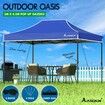 ALFORDSON Gazebo 3x4.5 Pop Up Tent Wedding Canopy Blue