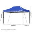 ALFORDSON Gazebo 3x4.5 Pop Up Tent Wedding Canopy Blue