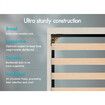 ALFORDSON Bed Frame Queen Size Gas Lift Storage Mattress Base Beige WILBUR