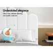 ALFORDSON Bed Frame Double Size Gas Lift Storage Base Wooden Boucle MILTON