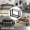 Black Metal Table Legs Set of 2 Steel Table Legs 31x23 Inch Dining Table Legs Office Table Legs Computer Desk Legs Steel Bench Legs Country Style Table Legs DIY Furniture Legs