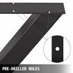 Black Table Legs X-frame Metal Dining Table Desk 720 x 790 mm 1000 kg Load