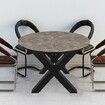 Black Table Legs X-frame Metal Dining Table Desk 720 x 790 mm 1000 kg Load