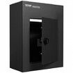 Through The Wall Drop Box, Heavy Duty Steel Through the Wall Mailbox with 2.8-7.9" 13" Combination Lock, 13x7x17" Mail Drop Box, Black