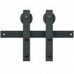 8FT Sliding Barn Door Hardware Closet Track Kit for Single Door J Hanger