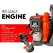 Petrol Leaf Blower 2 Stroke 42.7cc Backpack Commercial 540km/H